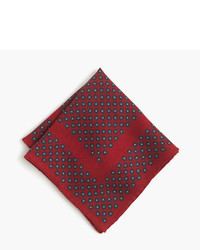 Red Wool Pocket Square