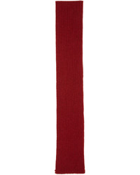 Red Wool Scarf