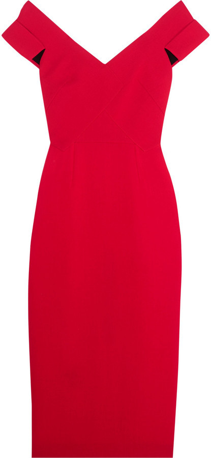roland mouret red dress