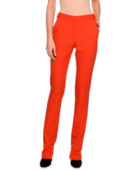 Stella McCartney Jodi Wool Skinny Pants Bright Red