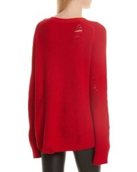 Helmut Lang Distressed Sweater
