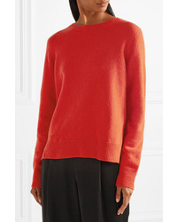 The Row Ellet Wool And Cashmere Blend Sweater Red