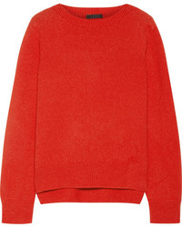 The Row Ellet Wool And Cashmere Blend Sweater Red