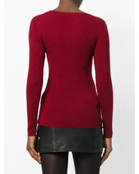 P.A.R.O.S.H. Ribbed Round Neck Sweater