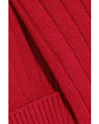 Bottega Veneta Ribbed Wool And Cashmere Blend Sweater Red