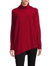 Eileen Fisher Merino Wool Asymmetrical Turtleneck Sweater