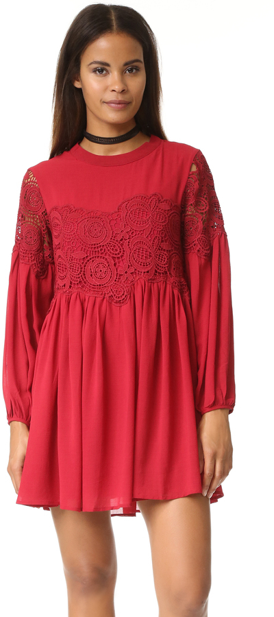 endless rose red dress