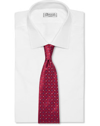 Charvet Spotted Woven Silk Tie