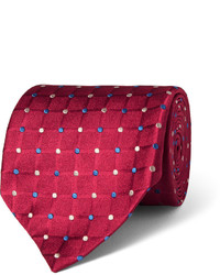 Charvet Spotted Woven Silk Tie