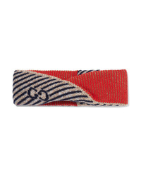 Red Woven Wool Headband