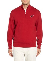 Cutter & Buck Arizona Cardinals Lakemont Regular Fit Quarter Zip Sweater