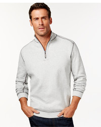 Tommy Bahama Big And Tall Flip Side Reversible Zip Neck Sweater