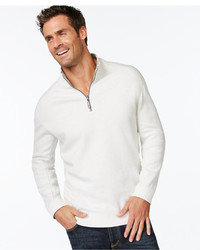 Tommy Bahama Big And Tall Flip Side Reversible Zip Neck Sweater