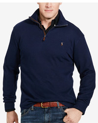 Polo Ralph Lauren Big Tall Estate Rib Half Zip Sweater