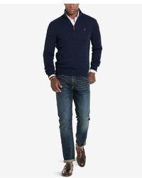 Polo Ralph Lauren Cable Knit Mock Neck Sweater