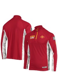 Colosseum Cardinal Iowa State Cyclones Oht Military Appreciation Snow Cruise Raglan 14 Zip Jacket At Nordstrom