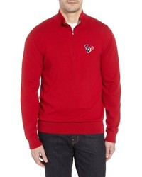 Cutter & Buck Houston Texans Lakemont Regular Fit Quarter Zip Sweater