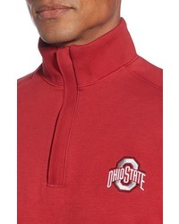 Cutter & Buck Ohio State University Buckeyes Decatur Regular Fit Half Zip Sweater