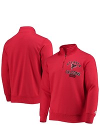 STARTE R Red Atlanta Falcons Heisman Quarter Zip Jacket At Nordstrom