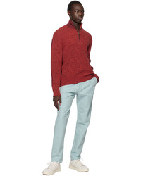 Ps By Paul Smith Red Burgundy Marled Sweater
