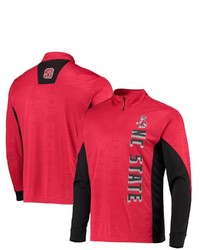 Colosseum Red Nc State Wolfpack Bart Windshirt Quarter Zip Jacket At Nordstrom