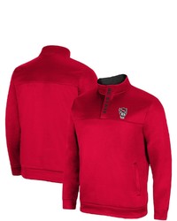 Colosseum Red Nc State Wolfpack No Tomorrow Quarter Zip Jacket At Nordstrom