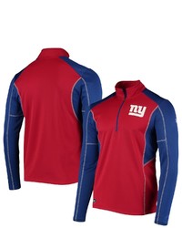 New Era Red New York Giants Combine Authentic Two A Days Half Zip Jacket At Nordstrom