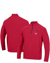 Under Armour Red Texas Tech Red Raiders Coaches Squad Quarter Zip Jacket