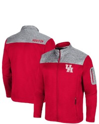 Colosseum Red Houston Cougars Third Wheel Full Zip Jacket At Nordstrom