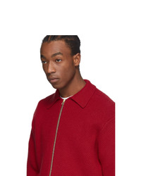 Casablanca Red Knitted Tracksuit Top