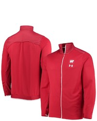 Under Armour Red Wisconsin Badgers 2021 Sideline Command Full Zip Jacket At Nordstrom
