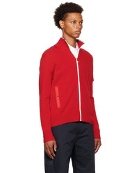 Moncler Red Zip Sweater