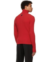 1017 Alyx 9Sm Red Zip Up Sweater