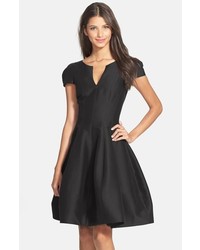 Silk Fit and Flare Dress