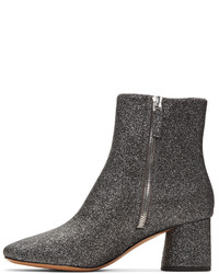 Marc Jacobs Silver Valentine Boots