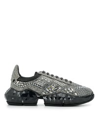 Jimmy Choo Diamond Crystal Embellished Low Top Sneakers