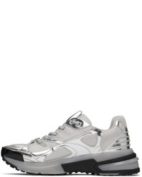 Givenchy Grey Silver Giv 1 Tr Sneakers