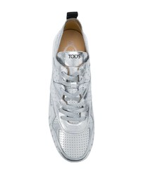 Tod's Perforated Lace Up Sneakers