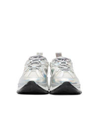 MSGM Silver Attack Sneakers