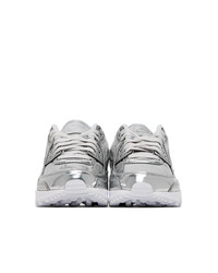 Nike Silver Metallic Chrome Air Max 90 Sneakers