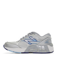 New Balance White And Silver 1340v3 Sneakers