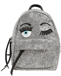 Chiara Ferragni Flirting Eyes Glitter Mini Backpack