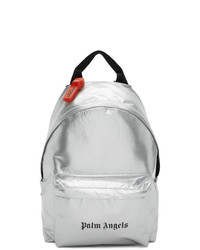 Palm Angels Silver Logo Backpack