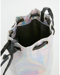 Asos Collection Metallic Snake Mini Duffle Bag