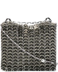 Paco Rabanne Textured Chain Shoulder Bag