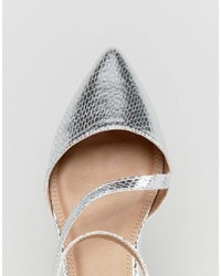 Asos Ludlow Wide Fit Asymmetric Pointed Ballet Flats