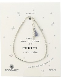 Dogeared Your Daily Dose Of Pretty Tube W Beaded Gems Bracelet Bracelet