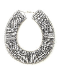 Silver Beaded Necklace