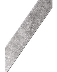 Andersons Andersons Metallic Textured Leather Belt Silver