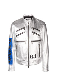 Silver Biker Jacket